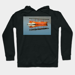 Boats on a Lake Hoodie